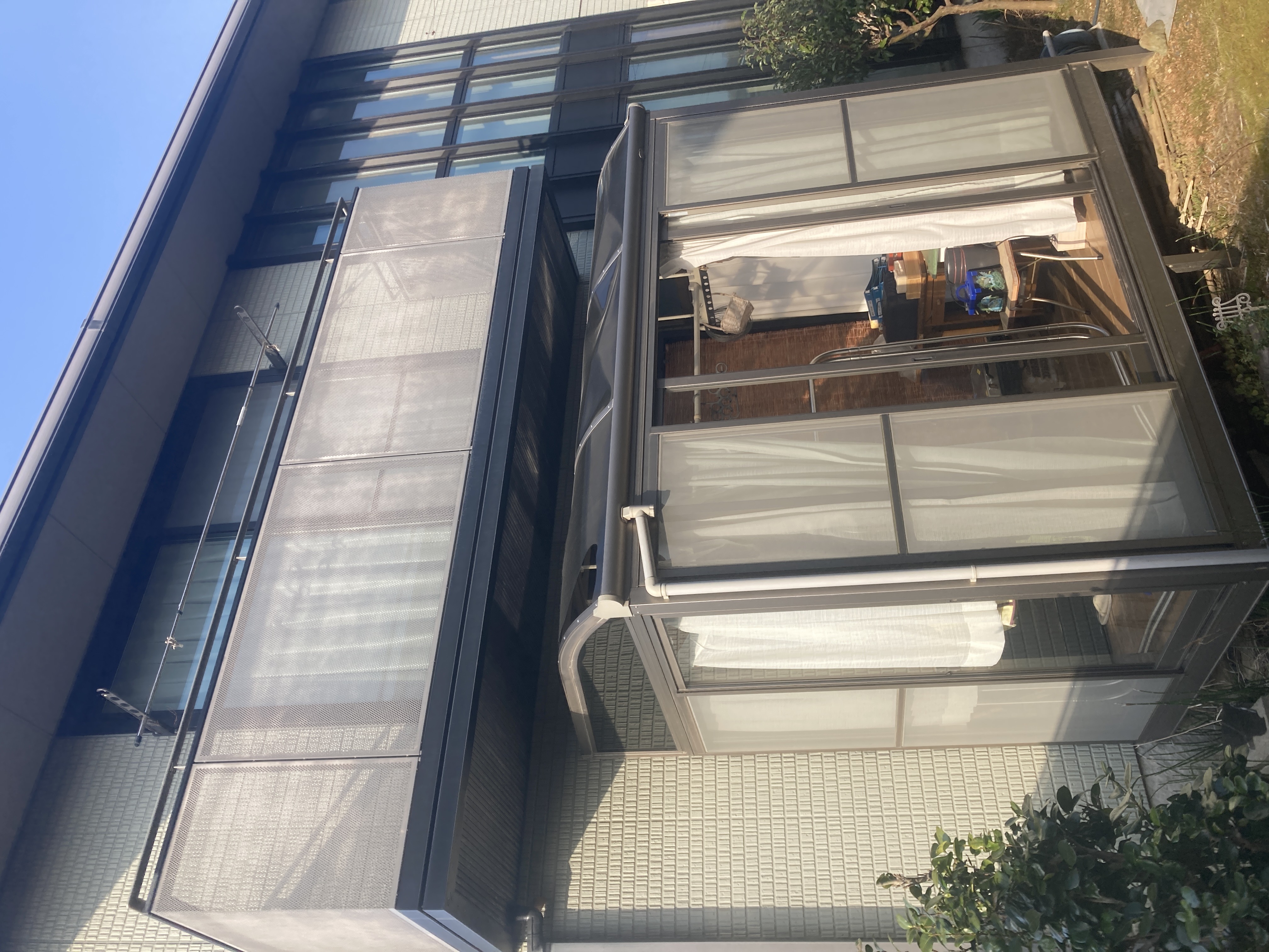 サンルーム屋根補修