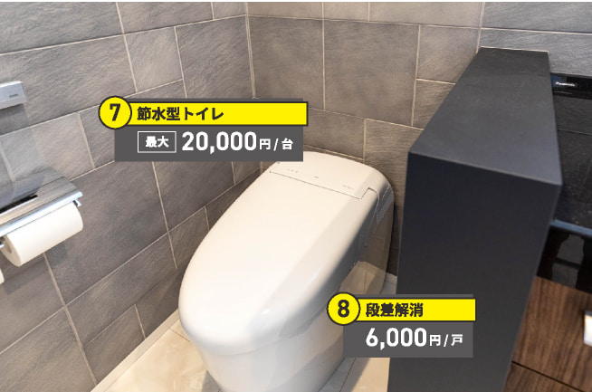 トイレリフォーム例イメージ